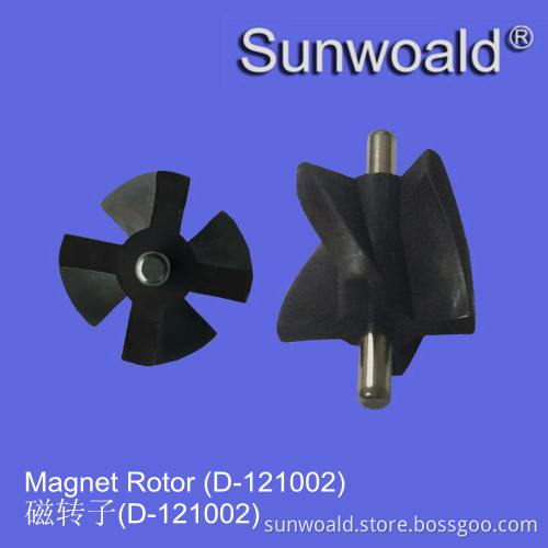 Plastic magnet Turbine rotor for Turbine flow sensor